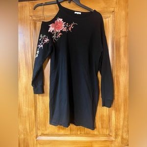 Cold Shoulder Sweater Dress